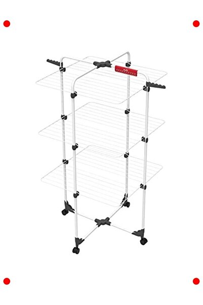 Genel Markalar Dikey Katlanabilir Çelik Çamaşır Askılığı