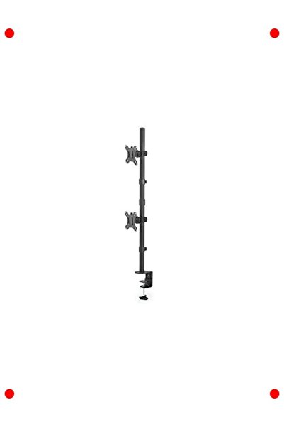 markentegra Universal Dual Monitor Desk Mount - Black