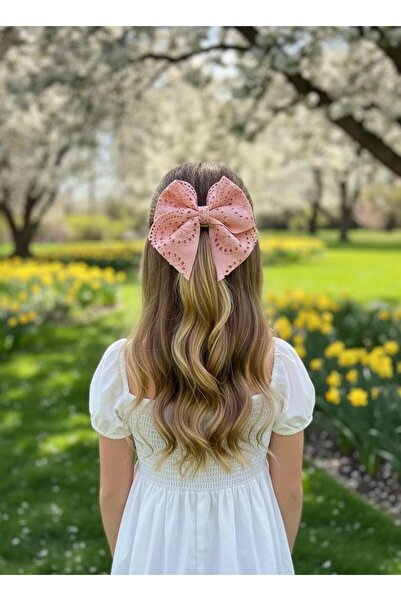 Toka Delisi Cataramă cu fundă fluture realizată manual, cu somon, pentru copi...