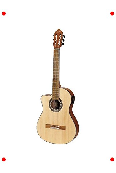 Genel Markalar Elektro Klasik Gitar - Cutaway, 4/4 Boyut, Doğal M