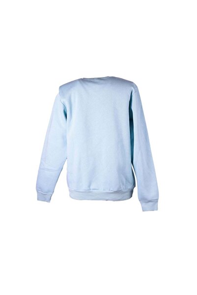 trender Cheryy Printed Light Blue Women's Sweatshirt 26Kl71S95004