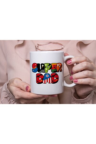 Beramussa كوب سوبر داد لعيد الأب - هدية للأب - كوب قهوة بتصميم شخصيات مارفل