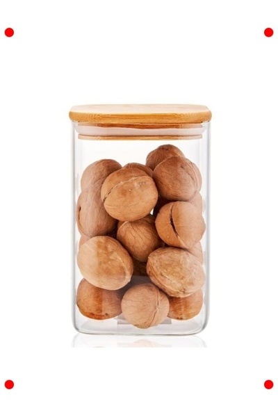 markentegra Vacuum Borosilicate Glass Flask with Bamboo Lid