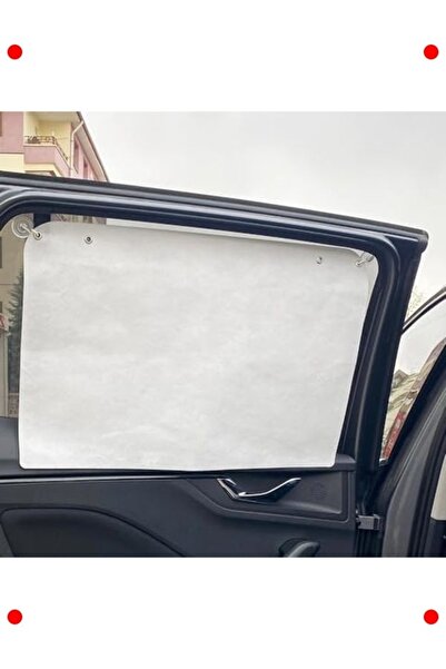 232premiumquality Car Side Window Curtain - Sun/Fly Protector (2 Pieces)