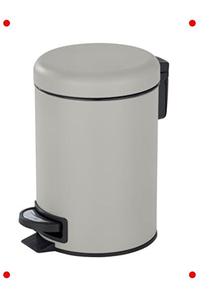 ulupazarlama سلة مهملات بدواسة مدمجة بسعة 3 لتر