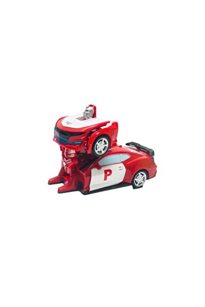 OEM Set of 2 red police cars for children made of durable plastic