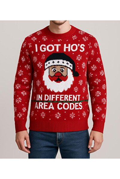 Gold Vitray Christmas Sweater for Kids