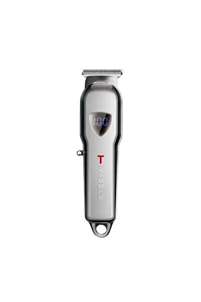 OEM Professional shaver and trimmer 5.0, 600 mA battery, digital display, water-resistant, Gray