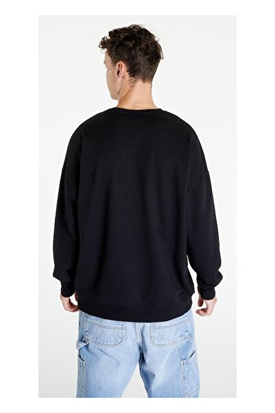 Calvin Klein Men's Oversize Sweatshirt, Black, M