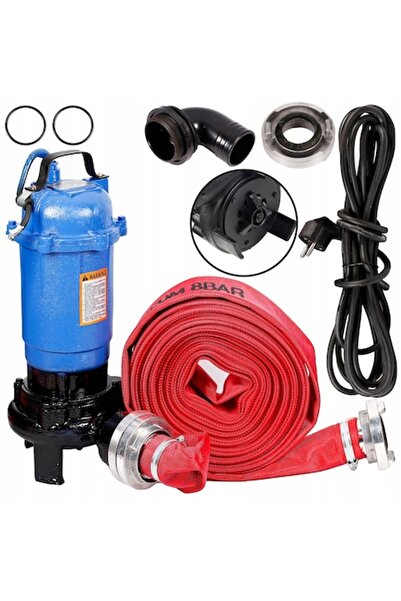 Campion Pompă submersibilă pentru ape murdare cu freză 3265W + furtun de ince...