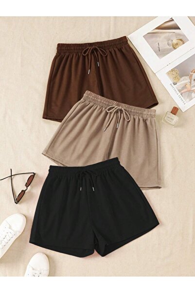 rocassi 3-LÜ Kadın Kısa Şort