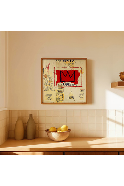 ARTHOUSECOLLECTIVE Jean - Michel Basquiat - Square Poster - Unframed Poster in Painting Sizes