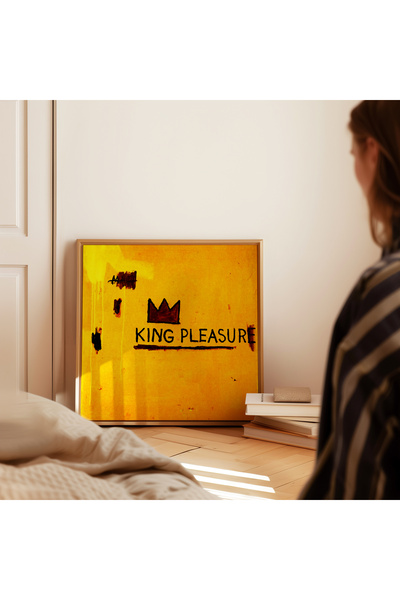 ARTHOUSECOLLECTIVE Jean - Michel Basquiat - Square Poster - Unframed Poster in Painting Sizes