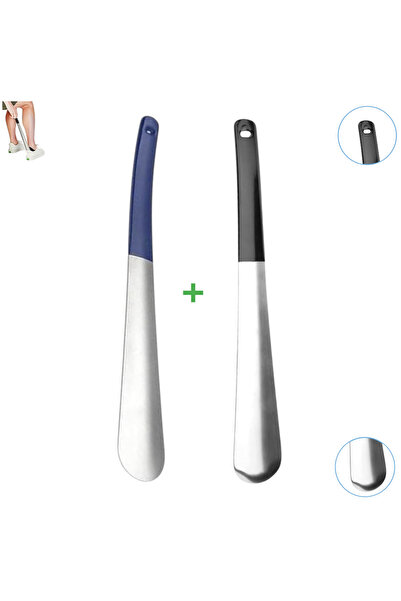 OEM Incaltator universal metal otelit - 2 pcs, silicon albastru/negru de cali...