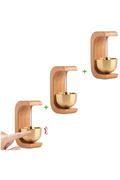 OEM Clopotel tip Zen - 3 pcs, prindere solida cu 2 magneti puternici, sonerie...