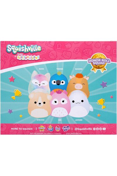 Squishville SQM - Plush 6 Pack 2" Squishmallows (Varsity Squad)