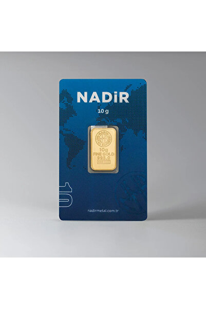 Nadir Gold NadirGold 10 Gram Külçe Altın 995 Saflık Sertifikalı Altın