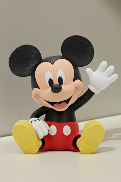 Nova Sevimli Ve Eğlenceli 10 Cm Fare Boyama Seti (Fırça Ve Boyalar)