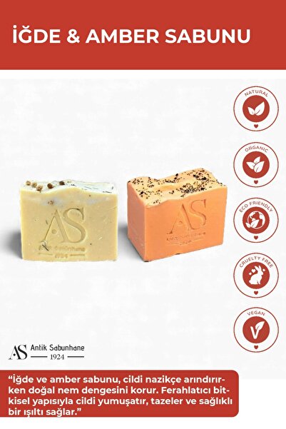 AS ANTİK SABUNHANE 1924 İğde ve Amber Doğal Sabun