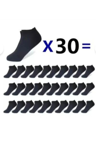 30’lu Pamuklu Unisex Patik Çorap Seti