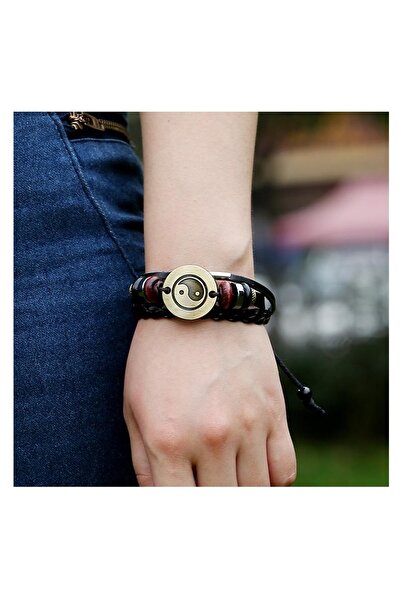 Generic Unisex leather bracelet