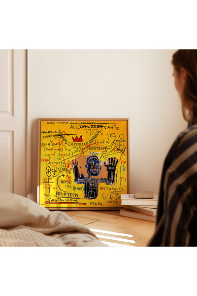 ARTHOUSECOLLECTIVE Jean - Michel Basquiat - Square Poster - Unframed Poster in Painting Sizes