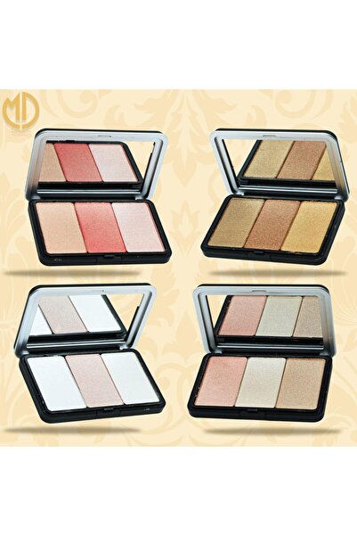 Moda Beauty 4 باليت الكونتور والهايلايتر والبلاشر من مودا بيوتيDaily Life Forever52 Glambo