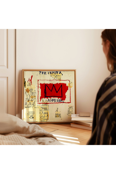 ARTHOUSECOLLECTIVE Jean - Michel Basquiat - Square Poster - Unframed Poster in Painting Sizes