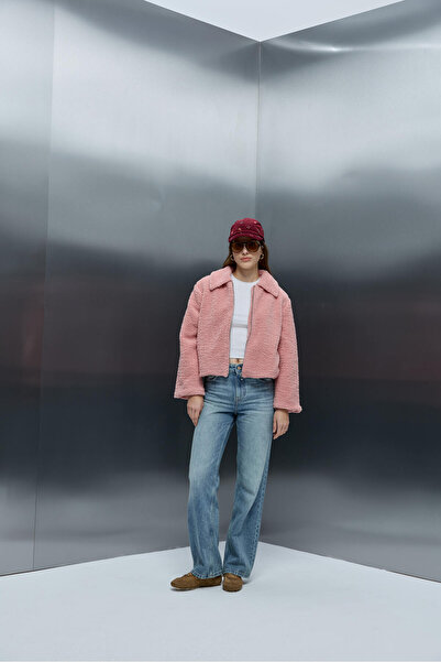 Bood Atelier FERMUARLI PEMBE PELUŞ MONT