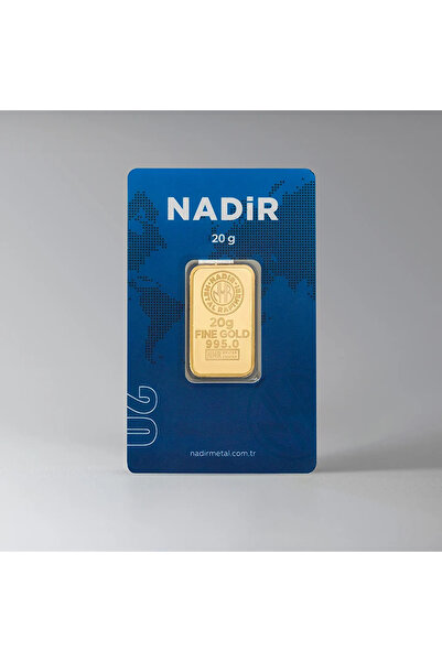 Nadir Gold NadirGold 20 Gram Külçe Altın 995 Saflık Sertifikalı Altın