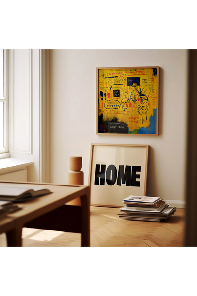 ARTHOUSECOLLECTIVE Jean - Michel Basquiat - Square Poster - Unframed Poster in Painting Sizes
