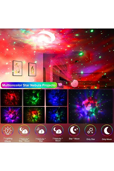 OEM VUENICEE Starry Sky Projector 3D LED with Remote Control & Timer