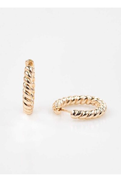 mischa jewelry Twisted Hoop Earrings-Gold/Silver