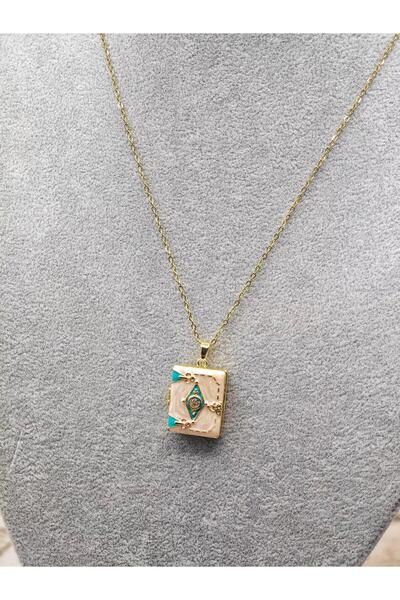 Bluw Jewelry Modern Kapaklı Sandık Desenli Çelik Kolye