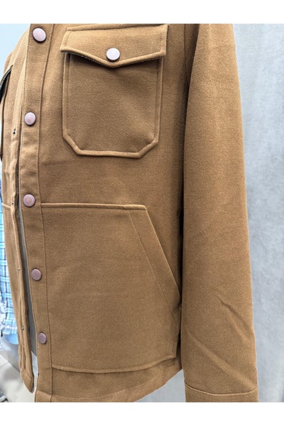 Tony Montana TONYMONTANA KAŞE SAFRAN RENK KAPŞONLU MONT