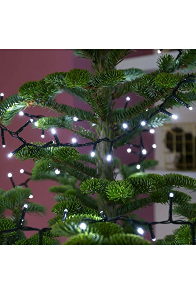 OEM Instalatie brad cu 300 LED-uri, lungime 23 m, 8 jocuri de lumini, Cool White