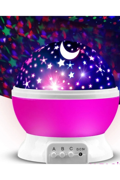 HBM MARKET 37 Projeksiyon gece lambası dönerli ışıklı