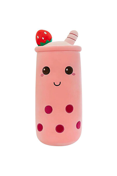 OEM Plus Boba Căpșună 100 cm – Pernă Kawaii Gigant, Jucărie Pufoasă, Cadou XXL