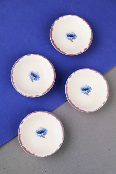 tabakevi طقم أطباق بورسلين مودرن ميني من تاباك إيفي، 9×2.50 سم، 4 قطع