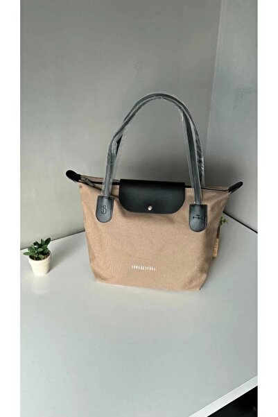 gül sezgin butik Women's Beige Canvas Shoulder Bag