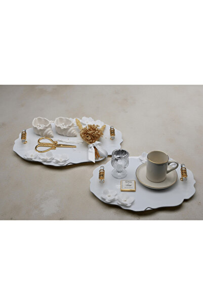 Froyi Söz Tepsisi Nişan Tepsisi Kız İsteme Tepsi Seti Damat Tepsisi Damat Kah...