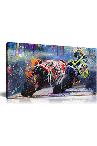 ALAYRA International Beautiful Large Framed Canvas Wall Art 70x140 cm – Wall ...