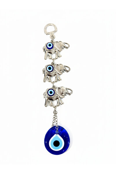 TTT Evil Eye Bead 3-Piece Elephant Hanger