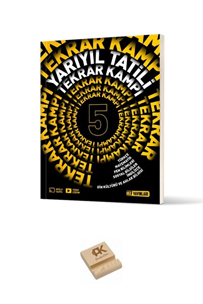 Hız Yayınları Hız 5. Sınıf Yarıyıl Tatili Tekrar Kampı ve Telefon Standı