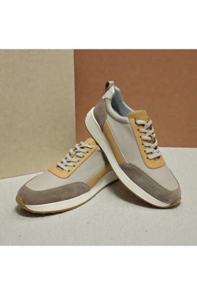 VİVA SHOES 100% Genuine Leather Eva Sole Sneaker Men's Shoes