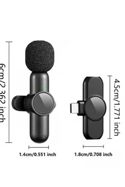 OEM Wireless Lavalier Microphone for Phone – Plug & Play, Ideal Vlog, Interviews, Podcast