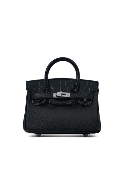 generic3 حقيبة يد وكتف نسائية انيقة وفاخرة جلد كروك الحجم الصغير مع ستراب