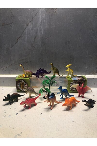 TOYZ PLAY Vahşi Hayvanlar Dinozorgil Oyuncak 13’lü Karakter Figür Set Animal ...