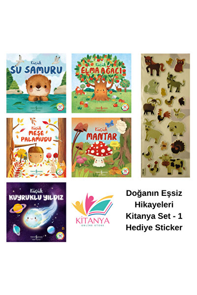 TÜRKİYE İŞ BANKASI KÜLTÜR YAYINLARI Doğanın Eşsiz Hikayeleri 5’li Kitap Seti ...
