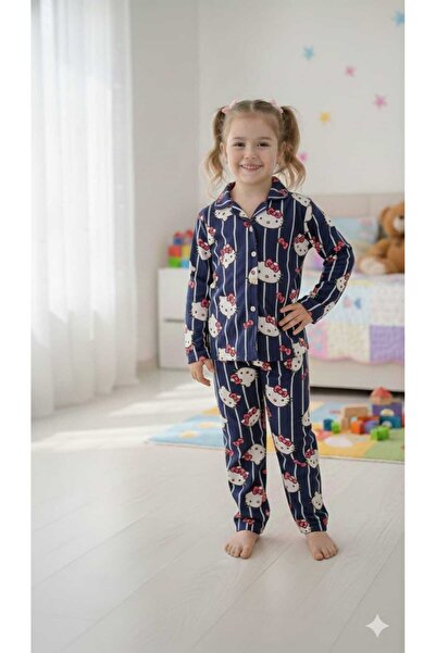 zavera for kids Σετ πιτζάμες για κορίτσια Hello Kitty με τύπωμα διπλές - 100% βαμβάκι